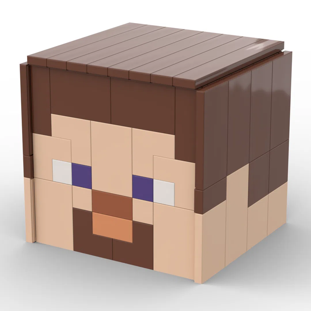 LEGO IDEAS - Studs Not On Top! - Minecraft_Head