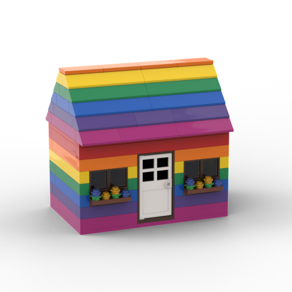 Rainbow lego cheap