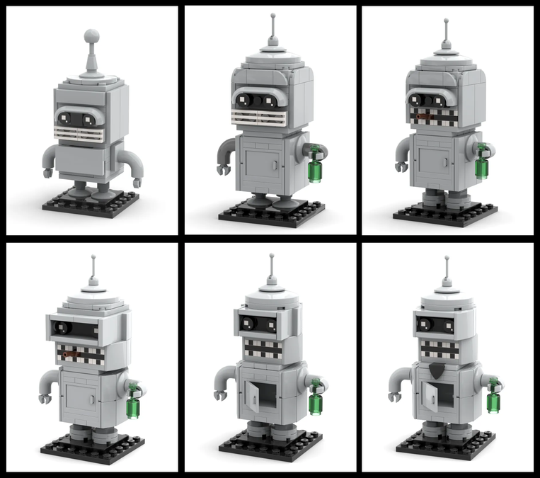 Lego best sale bender futurama