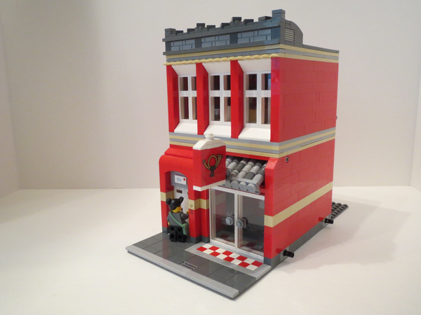 lego modular building post office