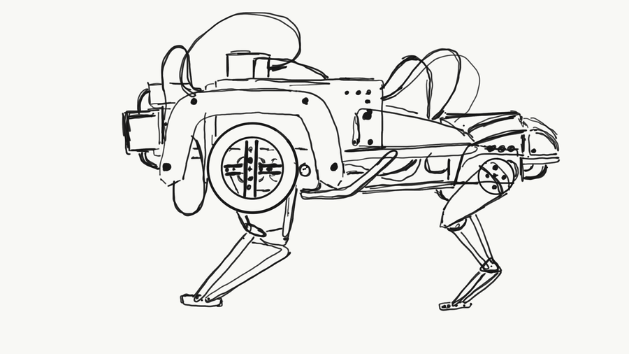 Lego ev3 drawing store robot