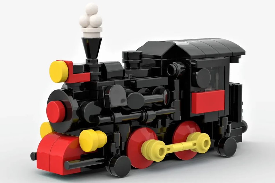 Mini best sale train lego