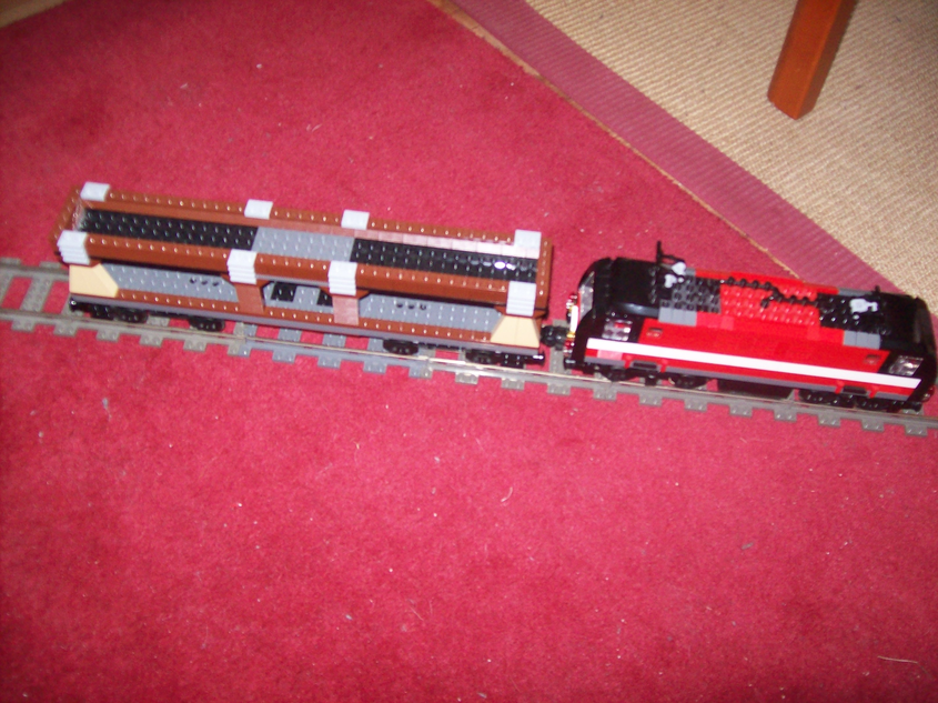 Lego best sale train 9v