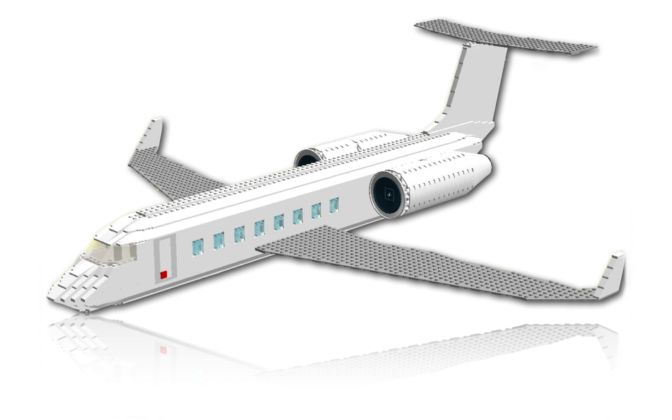 Lego private jet discount instructions