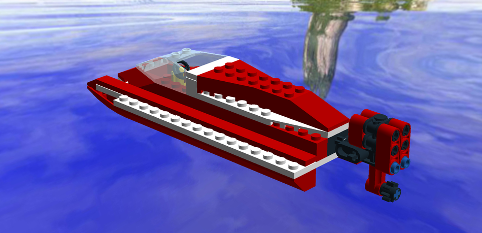 Lego discount power boat