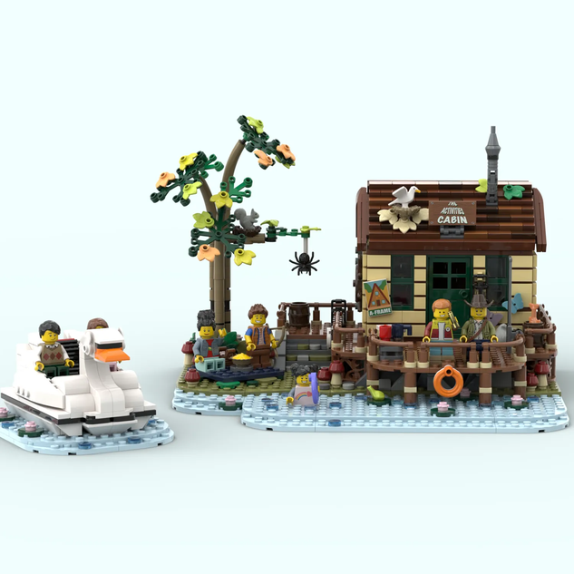 Lego fishing store shack