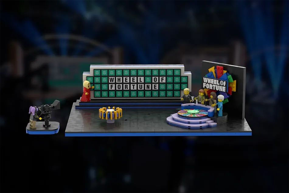 LEGO Wheel of Fortune Buy a Vowel Boards