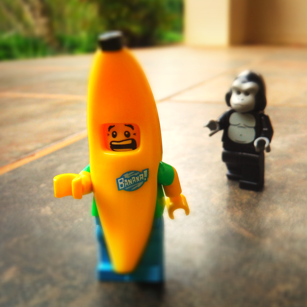 Banana suit guy discount lego