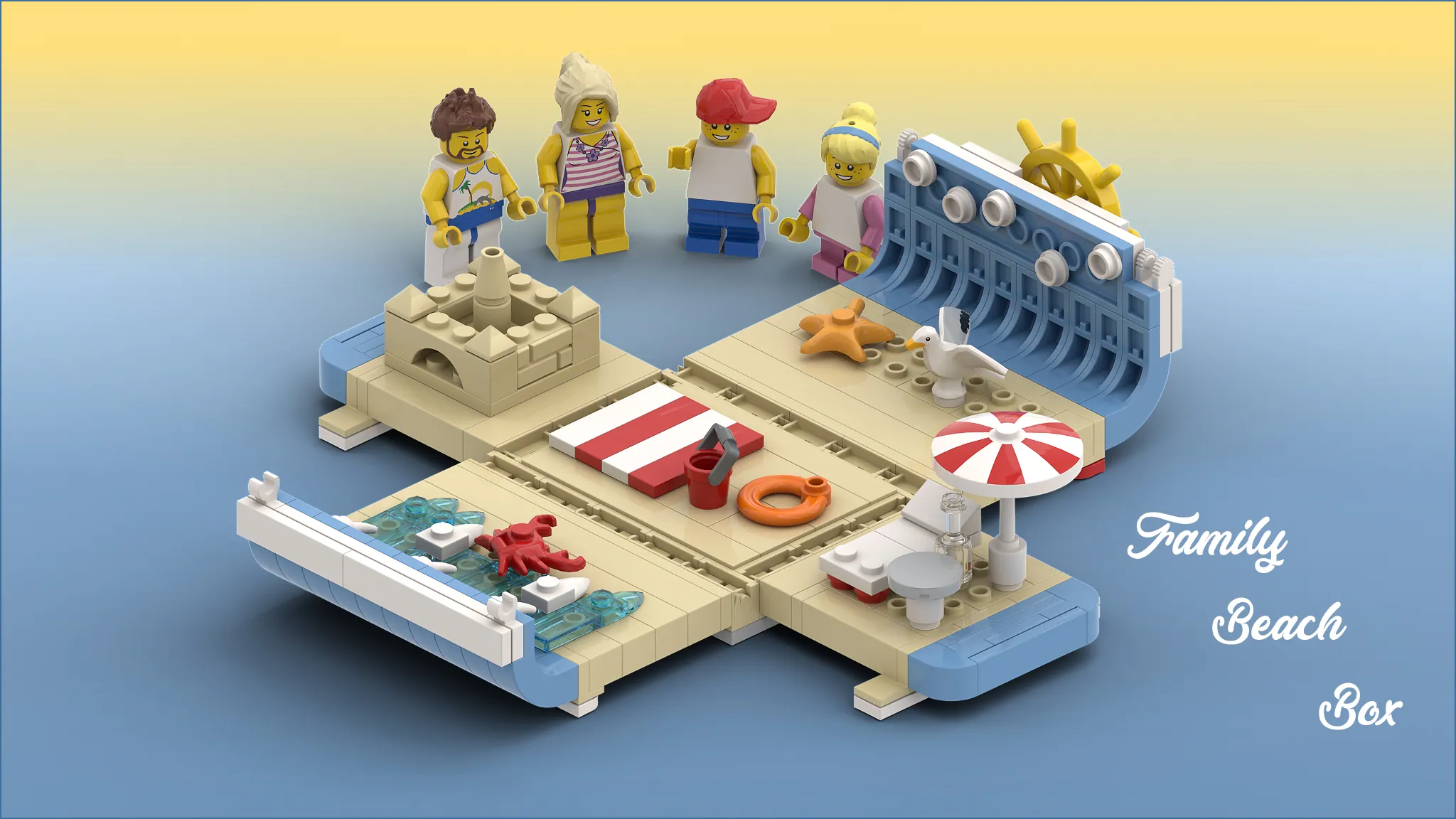 Family Beach Box | LEGO® Ideas