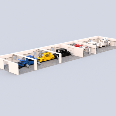 lego car factory