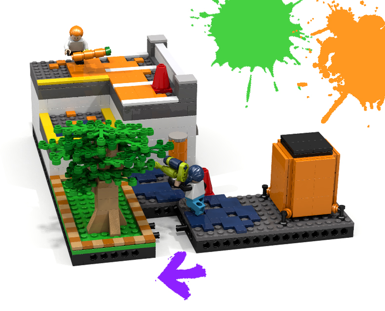 Lego splatoon on sale