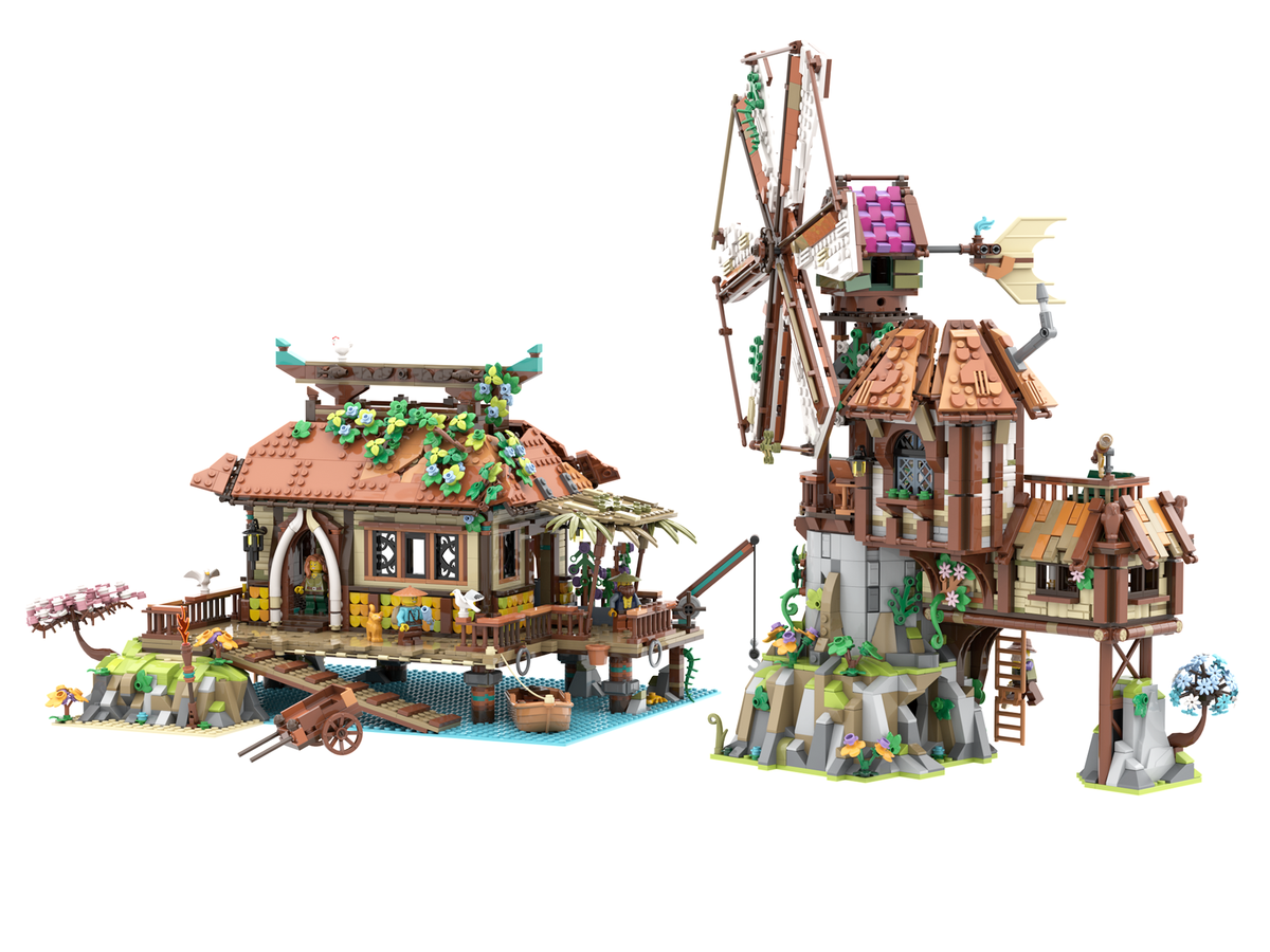 レゴ bricklink Mountain Windmill 910003 bskampala.com