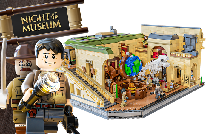 LEGO Ideas Night at the Museum Achieves 10,000 Supporters - The Brick Fan