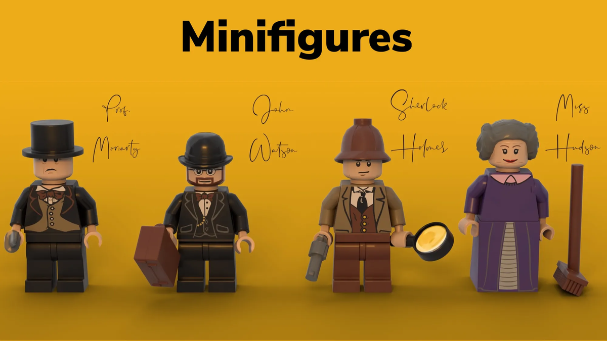 LEGO IDEAS Sherlock Holmes 221B BAKER STREET