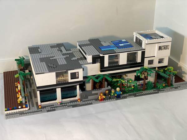 lego modern house moc