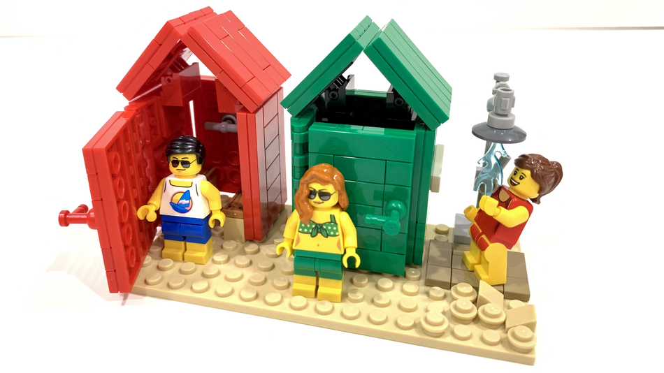 Lego sales beach hut