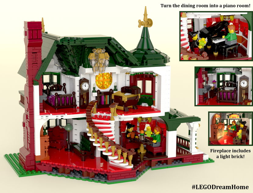 Lego dream house hot sale