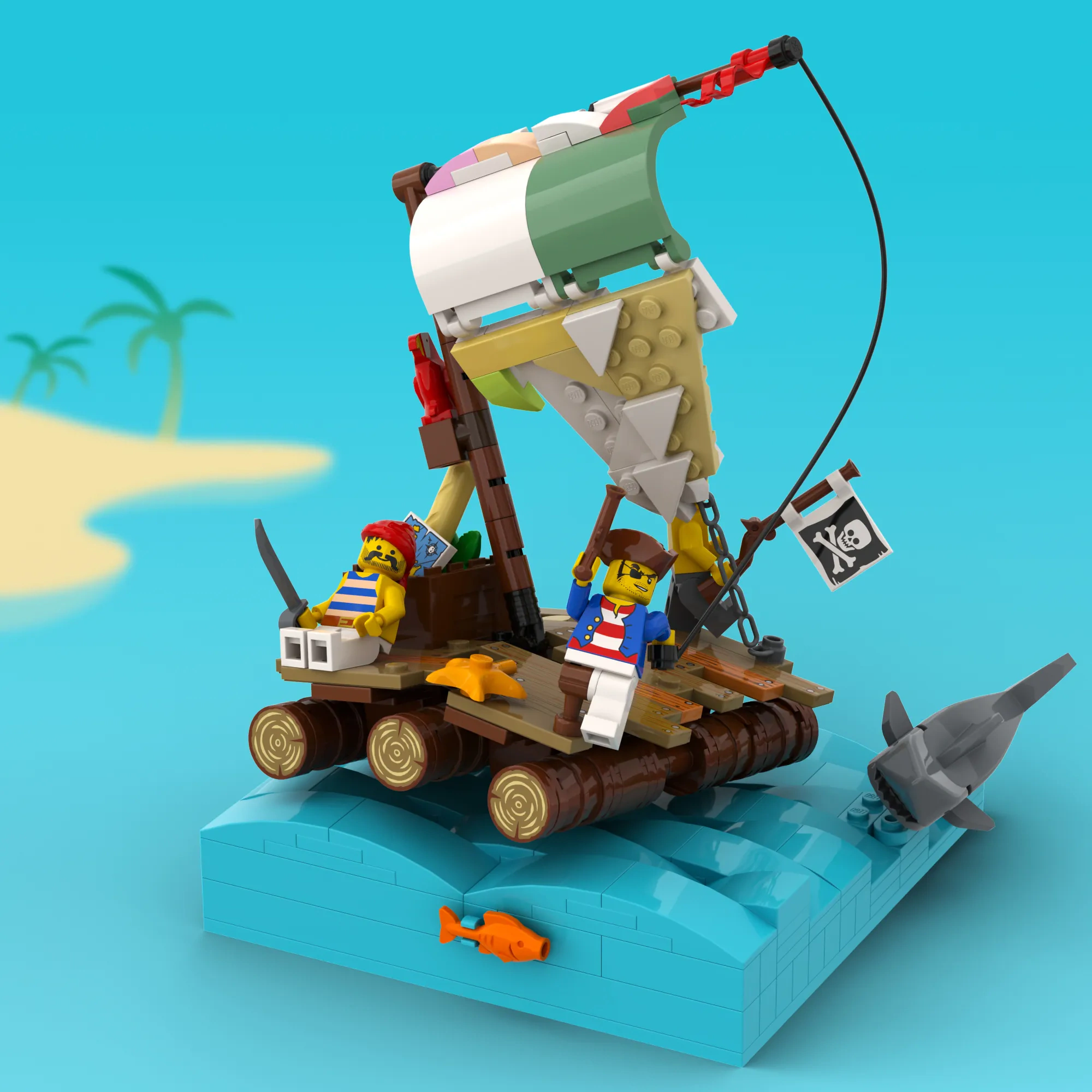Pirates Ramshackle Raft | LEGO® Ideas