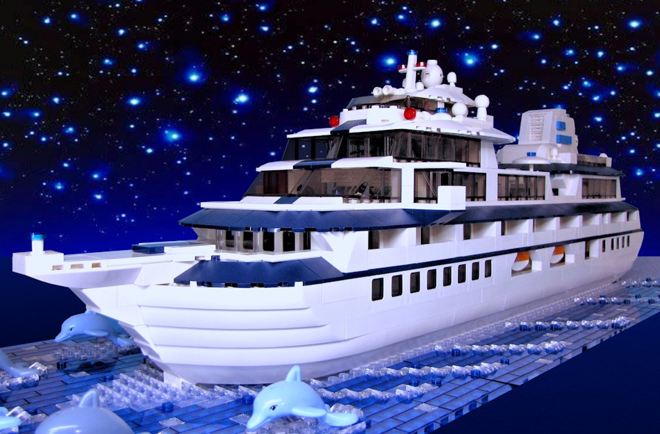 Lego 2024 cruise boat