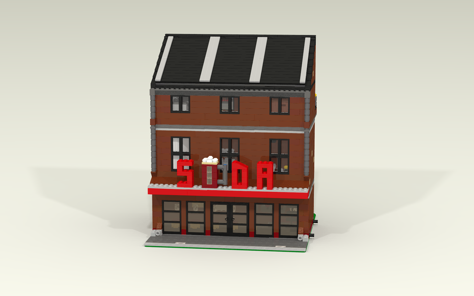 LEGO IDEAS Soda Brewery and Bar Modular Building