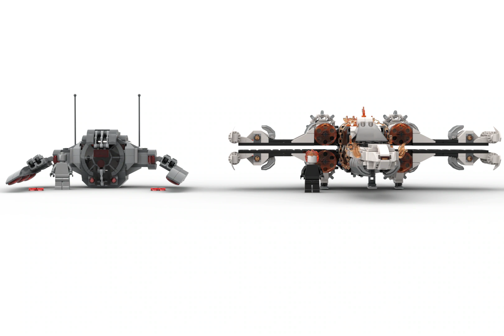 Ghost Rider's Fire Wing vs. Ultron's Drone Fighter | LEGO® Ideas