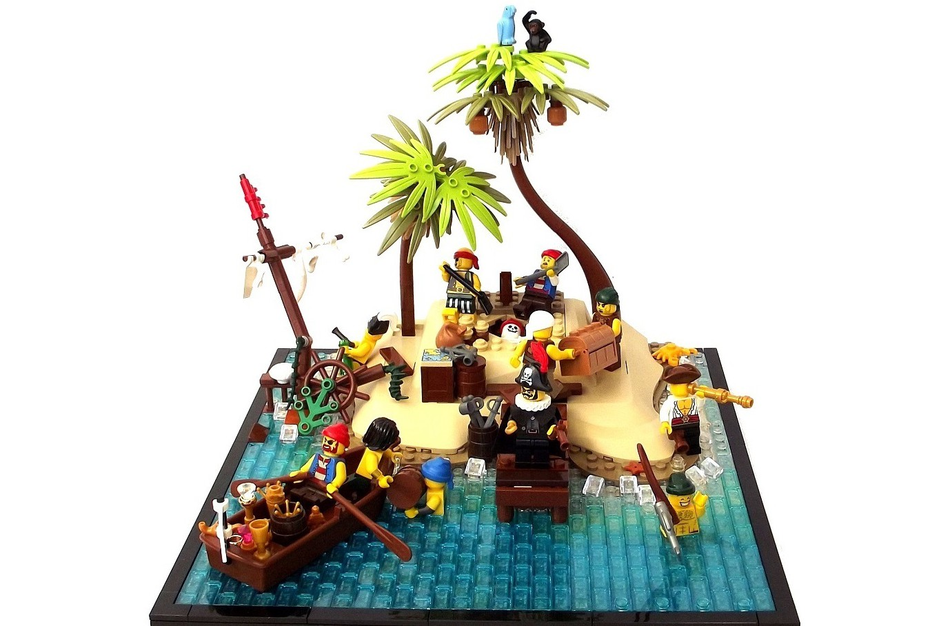 Lego pirate deals island