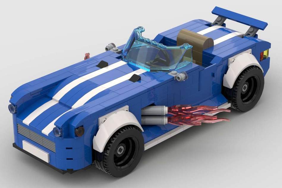 LEGO IDEAS Blue Sports Car