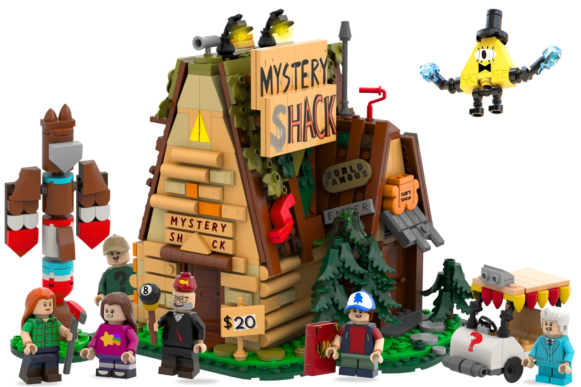 Gravity Falls Lego Sets