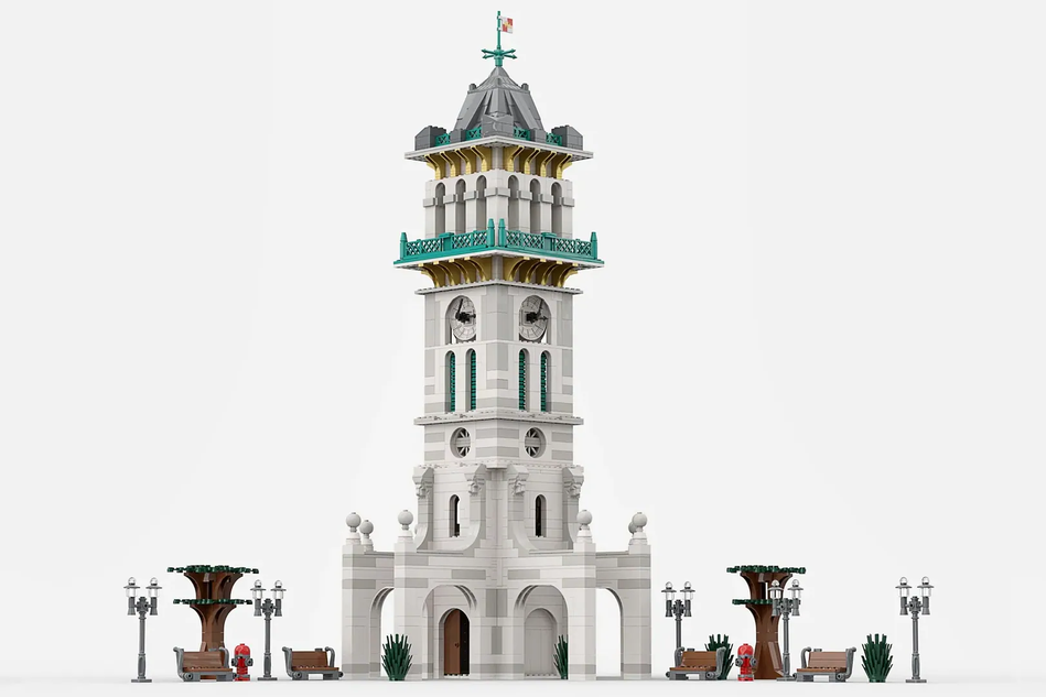 Lego store bell tower