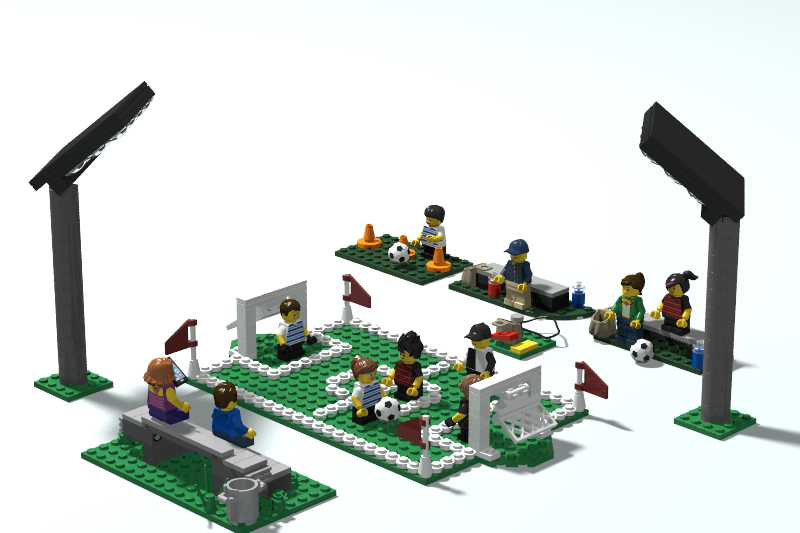 Lego build ideas : stade de foot - JouéClub 2020 