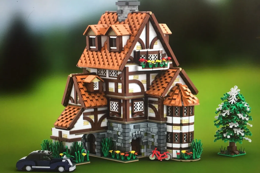 Fixer upper lego online wall