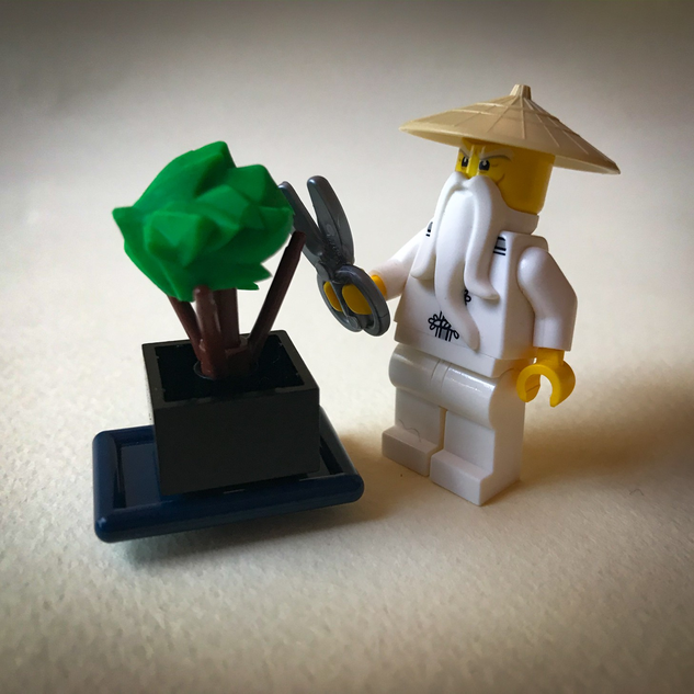 LEGO IDEAS Zen January Attending to the Bonsai