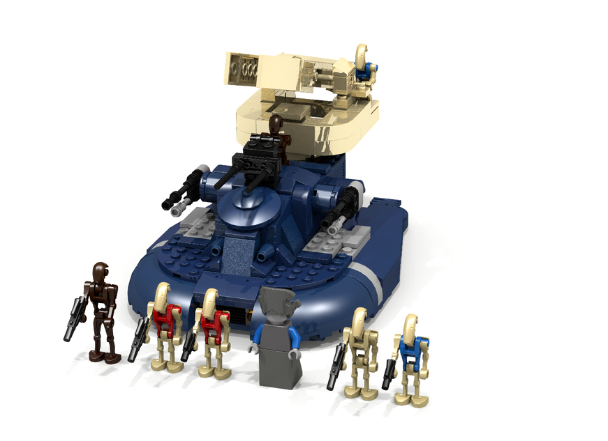 Lego star best sale wars separatist tank