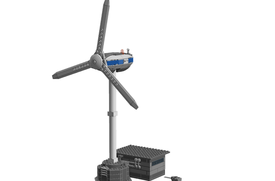 Lego city best sale wind turbine