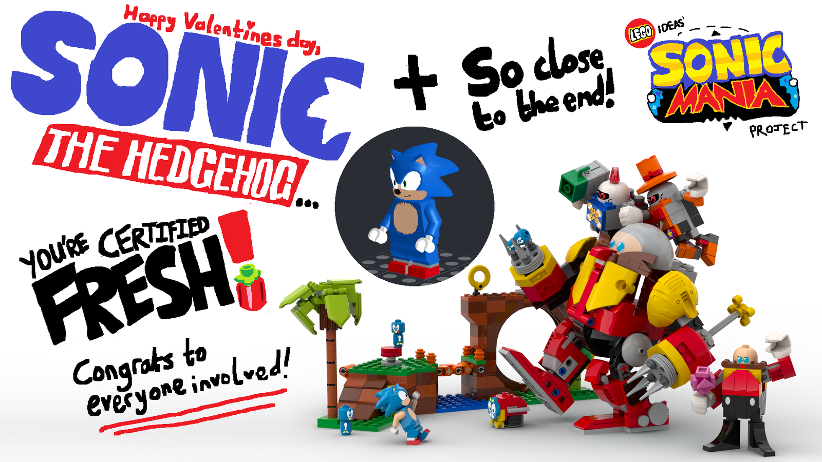 Lego ideas sonic best sale mania green hill zone