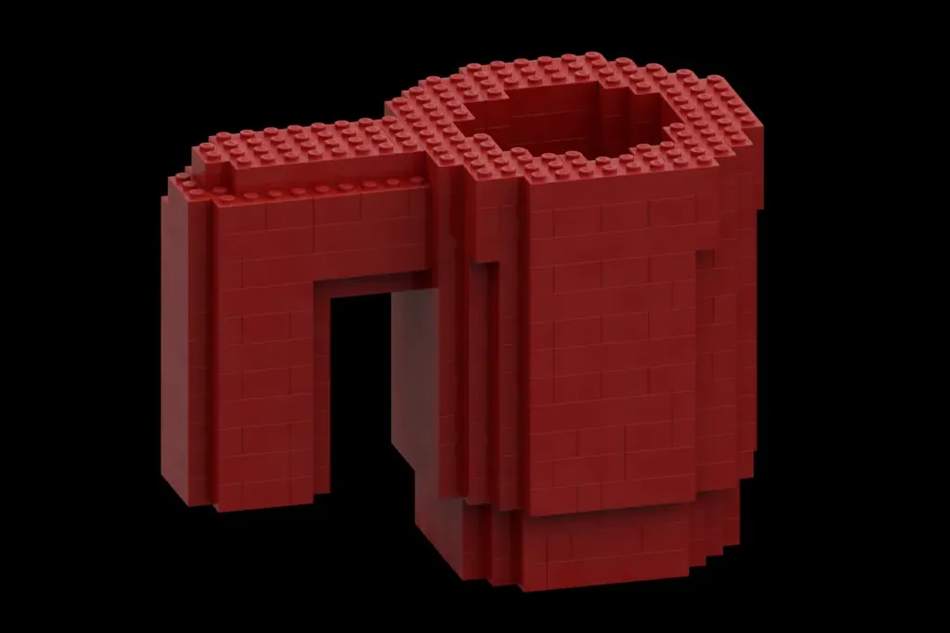 Lego best sale mug piece