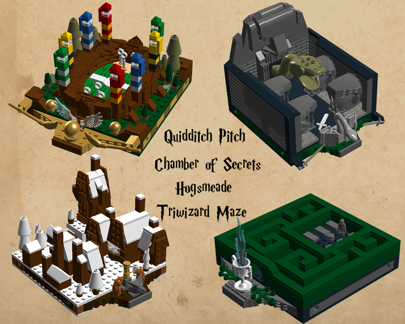 LEGO IDEAS Magical Builds of the Wizarding World Hogwarts