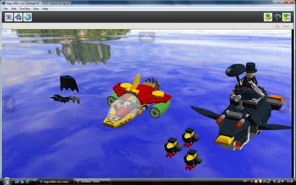 Lego batman penguin online submarine