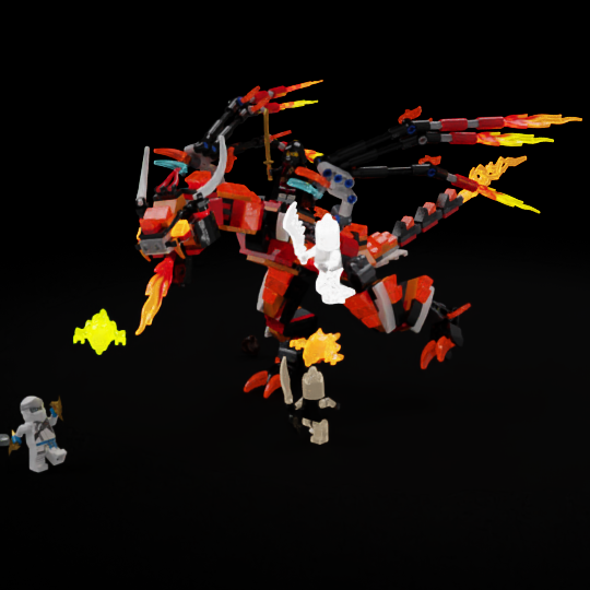 Ninjago fire dragon discount lego