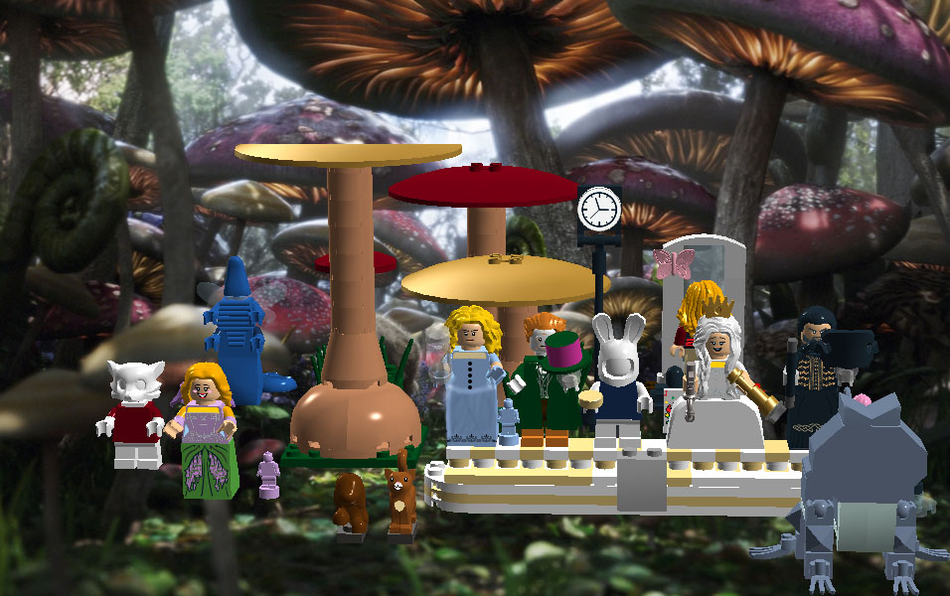 From Somewhere in Time » Lego Alice in Wonderland