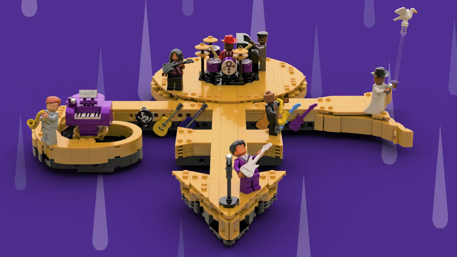 Prince: The Symbol of Musicology 3-in-1 Set - Wall Art, Concert