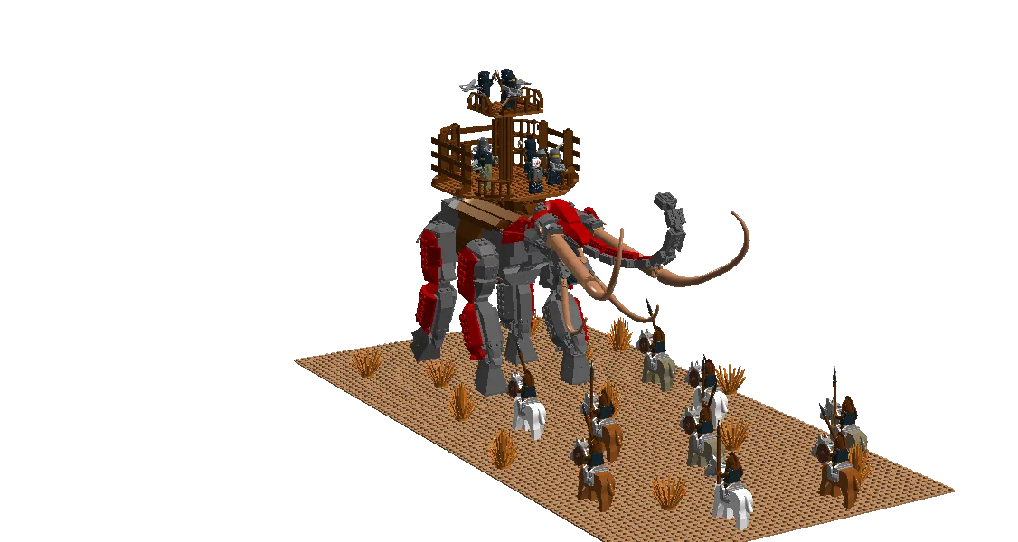 Rohirrim against the Oliphant | LEGO® Ideas