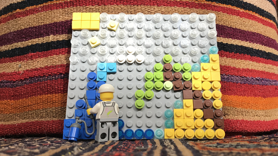 Lego painting online ideas