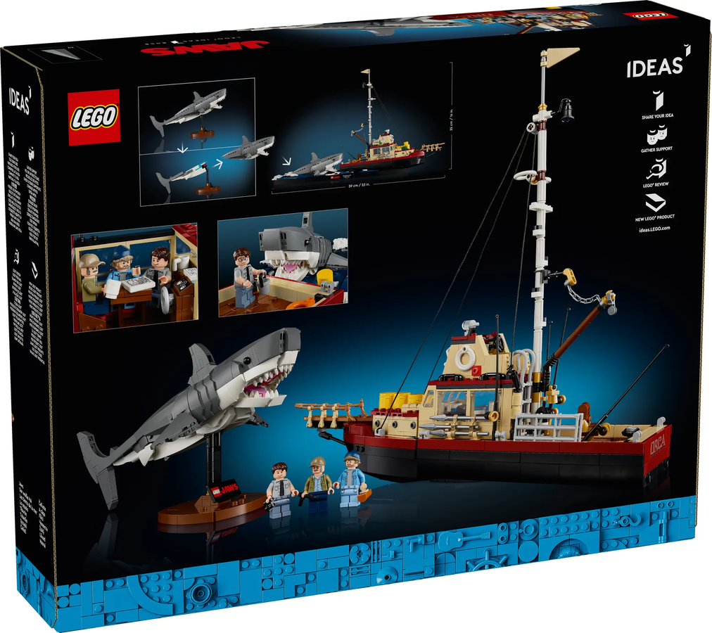 LEGO IDEAS Blog Introducing the LEGO Ideas 21350 Jaws