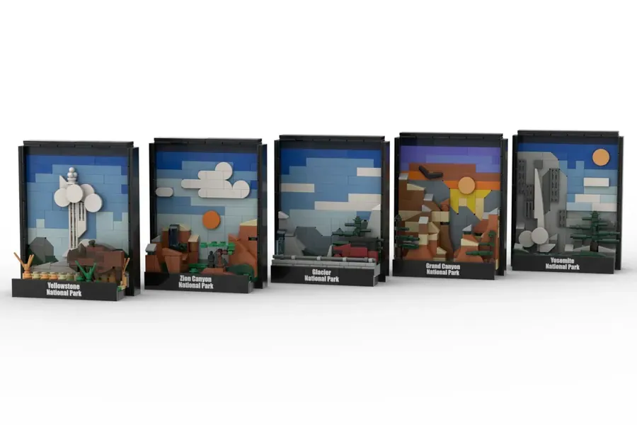 America's National Parks: Iconic Postcards Image