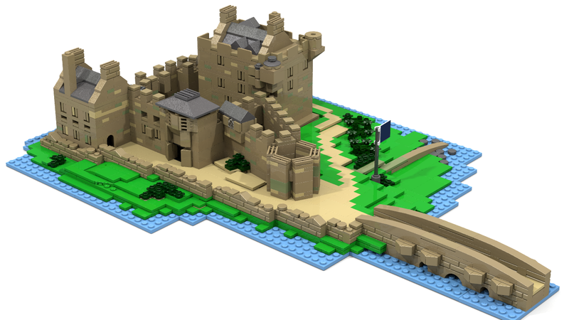 lego architecture castle