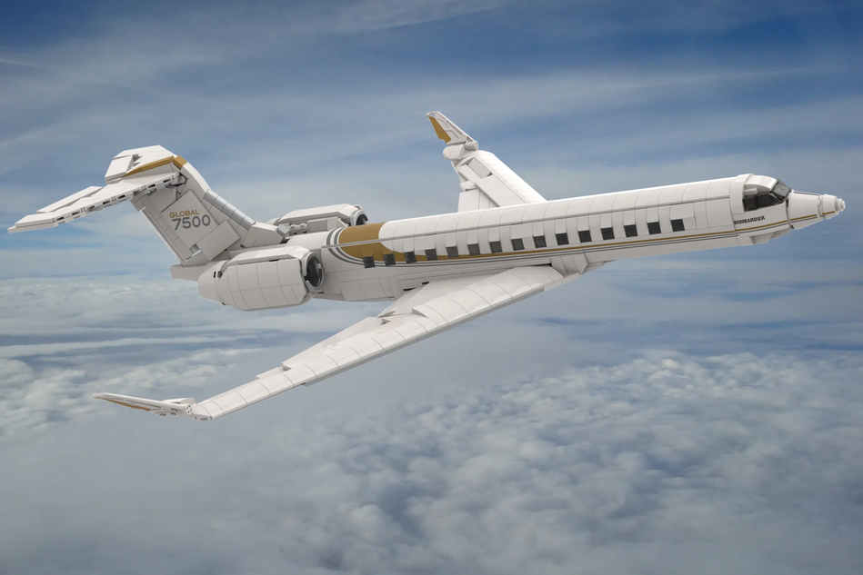 LEGO IDEAS Bombardier Global 7500