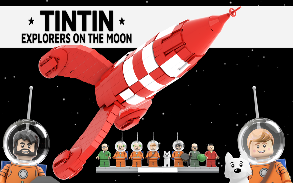 Lego 2024 tintin rocket