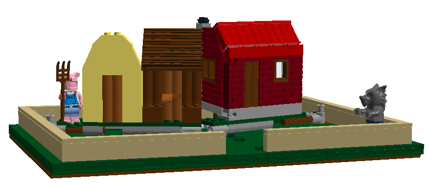 3 story lego discount house