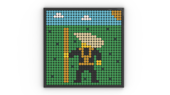 Lego ninjago hot sale pixel art